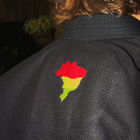 Kimono Brasil Rasta - Negro