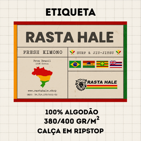 Kimono Brasil Rasta - Negro